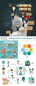 Vectors - Infographics with People 22