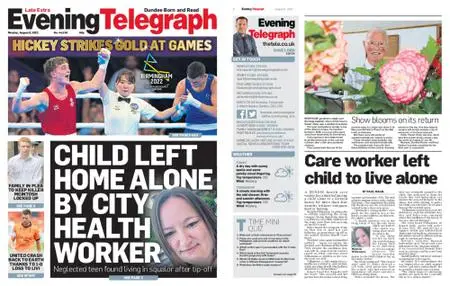 Evening Telegraph Late Edition – August 08, 2022