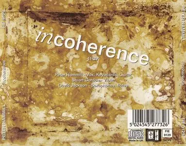 Peter Hammill - Incoherence (2004)