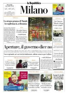 la Repubblica Milano - 2 Dicembre 2020