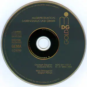 Christoph Graupner - Orchestral Works Vol. 1 (2002, MDG "Gold" # 341 1121-2) [RE-UP]