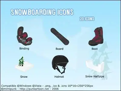 Snowboard Icons