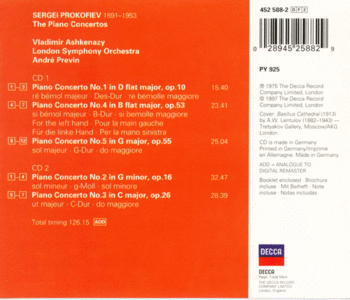 Prokofiev - The Piano Concertos