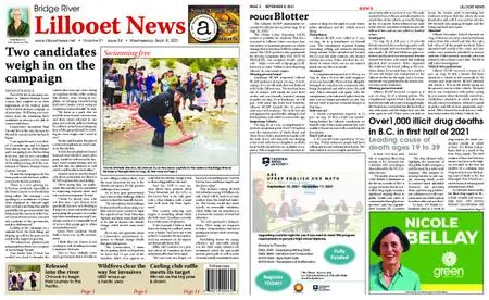 Bridge River Lillooet News – September 08, 2021