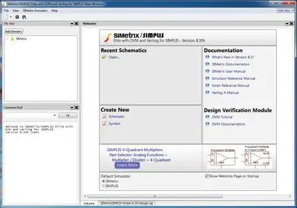 SIMetrix / SIMPLIS 8.3h x64 Update