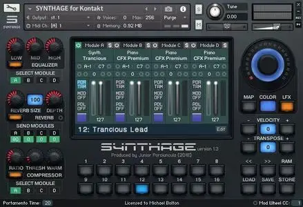 Júnior Porciúncula Synthage v1.3.3 KONTAKT