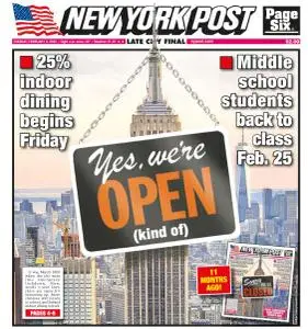 New York Post - February 9, 2021