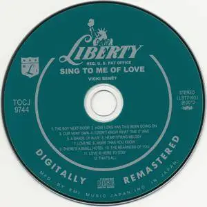 Vicki Benet - Sing To Me Of Love (1960) {EMI Japan Cardboard Sleeve TOCJ-9744 rel 2012}