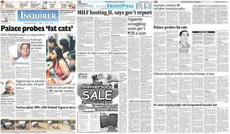 Philippine Daily Inquirer – September 23, 2004