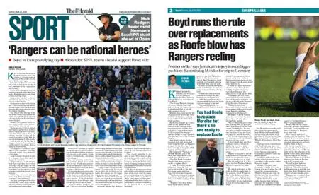 The Herald Sport (Scotland) – April 26, 2022