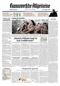 Hannoversche Allgemeine Zeitung - 20.11.2013