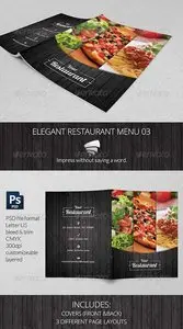 GraphicRiver Elegant Restaurant Menu 03