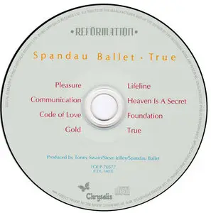 Spandau Ballet - True (1983) [2008, EMI Music Japan TOCP-70577]