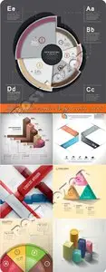 Infographic creative design vector set 181