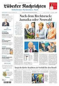 Lübecker Nachrichten Ostholstein Nord - 26. September 2017
