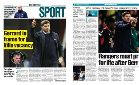 The Herald Sport (Scotland) – November 09, 2021