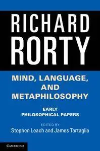 Mind, Language, and Metaphilosophy: Early Philosophical Papers