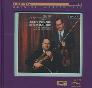 W.A.Mozart: Sinfonia Concertante K.364, Duo in GK 423, (JVC xrcd24bit super analog)