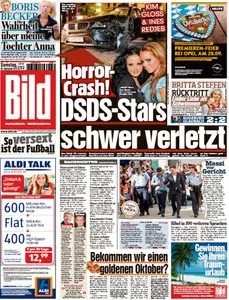 Bild Zeitung vom 28 September 2013
