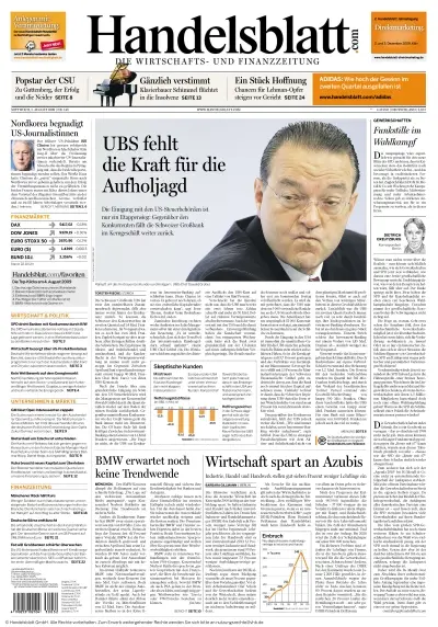 Handelsblatt vom 05.08.2009
