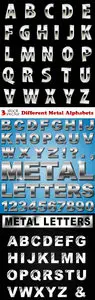 Vectors - Different Metal Alphabets