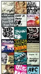 Grunge Fonts Collection