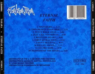 Takara - Eternal Faith (1993) {1994 Long Island}