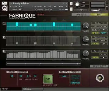 Cinematique Instruments Fabrique KONTAKT