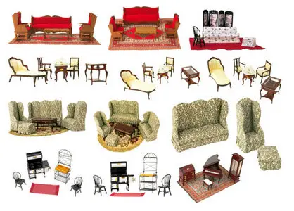 Furniture - Clipart for Photoshop