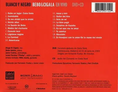 Bebo Valdes & Diego El Cigala - Blanco Y Negro (2008) [CD+DVD] {Sony BMG}