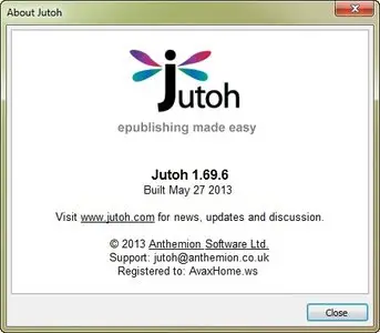 Anthemion Software Jutoh 1.69 (Windows/MacOSX)