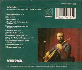 John Fahey - Rain Forests, Oceans, And Other Themes (1984) {Varrick Records CD019 rel 1995}