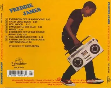 Freddie James - Everybody Get Up And Boogie (CD)