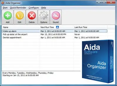 Aida Organizer v1.5 