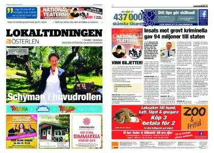 Lokaltidningen Österlen – 23 juni 2018