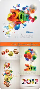 New Year 2012 background