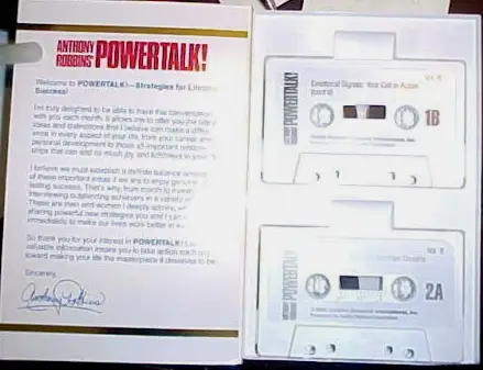 Anthony Robbins' "Power-Talk" - Strategies for Lifelong Success 24-cassette Set in 12 Albums
