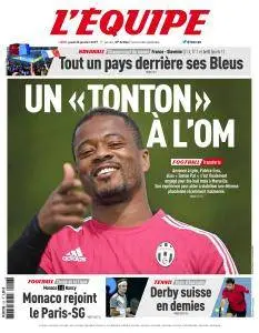 L'equipe du Jeudi 26 Janvier 2017