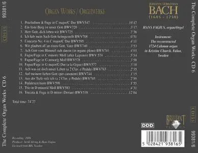 J.S.Bach - The Complete Organ Works II CD 6 - Hans Fagius