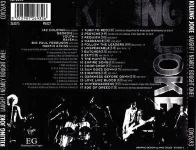 Killing Joke - Laugh? I Nearly Bought One! (1992)