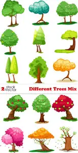 Vectors - Different Trees Mix
