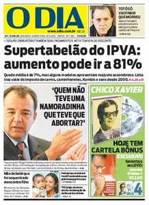 Jornal O Dia em PDF, Quarta, 14 de Dezembro de 2010