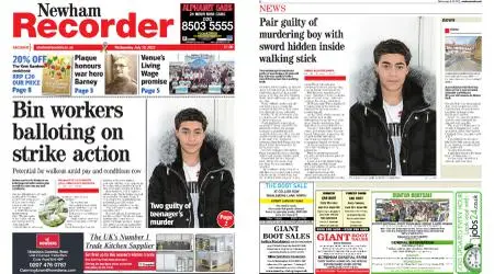 Newham Recorder – July 20, 2022