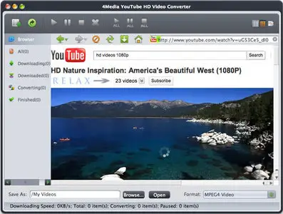 4Media YouTube HD Video Converter 3.3.2.626