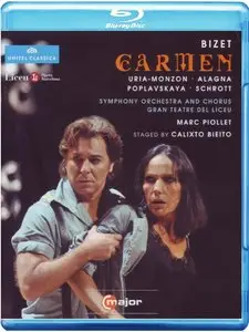 Marc Piollet, Symphony Orchestra of the Gran Teatre del Liceu, B. Uria-Monzon, R. Alagna - Bizet: Carmen (2011) [Blu-Ray]