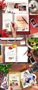 Frames and Notebook Psd