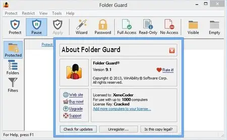 Folder Guard Professional 9.1.0.1725 (x86/x64)
