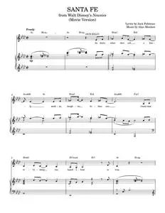 Santa Fe (Prologue) - Alan Menken (Piano Vocal)