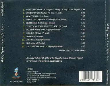 McCoy Tyner - Beautiful Love, Live in Warsaw (1991) {AAOHP 93402 rel 1994}