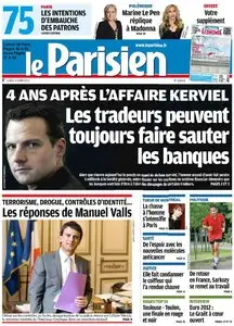 Le Parisien + Cahier Paris du Lundi 4 Juin 2012